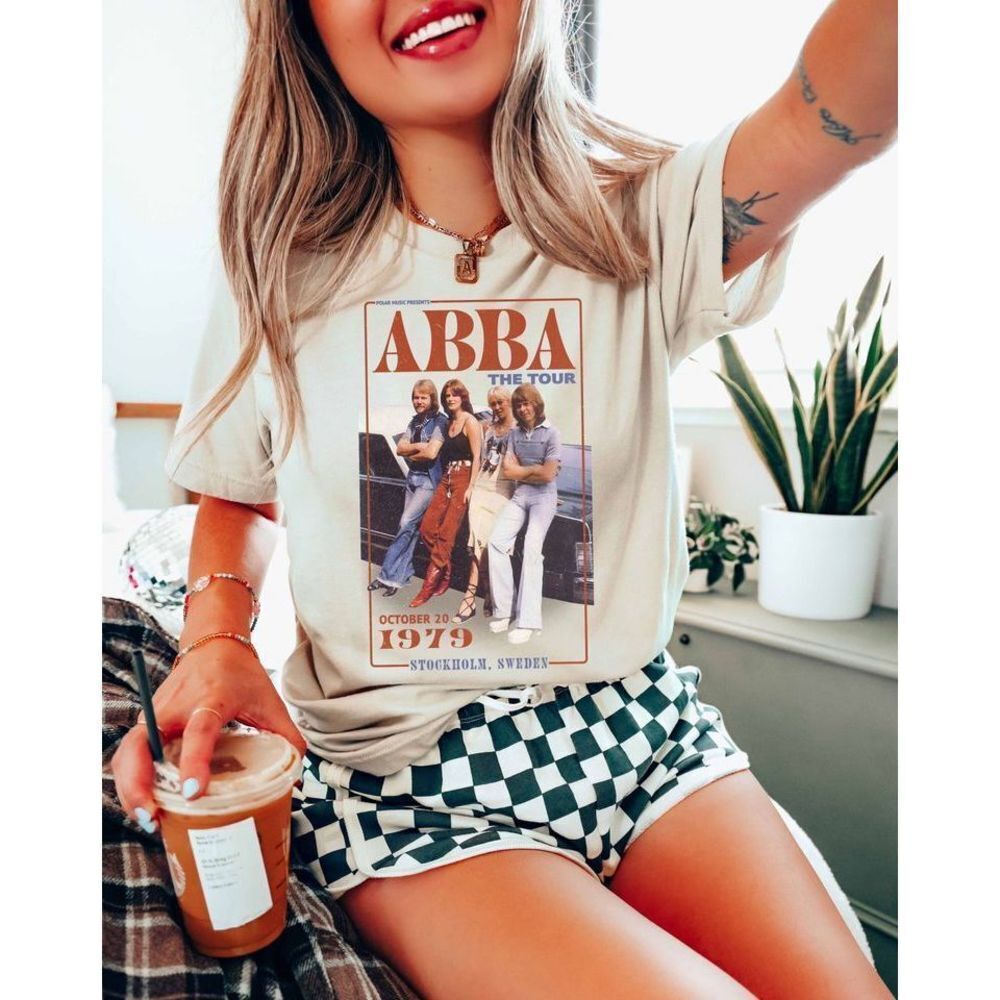 The Abba Shirt 1979 Retro Shirt Hip Hop 90S Retro Tshirt